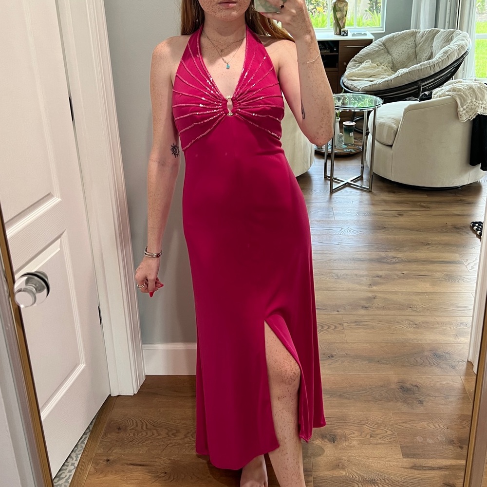 Pink formal dress
